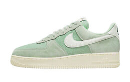 Nike: Зелёные кроссовки Air Force 1