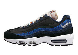 Nike: Чёрные кроссовки Air Max 95 SE