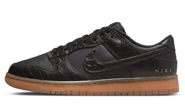 Nike: Чёрные кроссовки Dunk Low SE