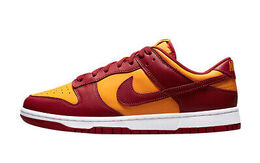 Nike: Красные кроссовки Dunk Low Retro