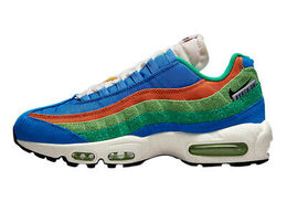 Nike: Голубые кроссовки Air Max 95 SE