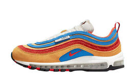 Nike: Оранжевые кроссовки Air Max 97 SE