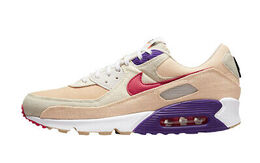 Nike: Розовые кроссовки Air Max 90 SE