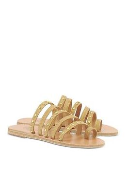 ANCIENT GREEK SANDALS: Бежевые шлёпанцы Niki