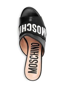 MOSCHINO: Чёрные сандалии