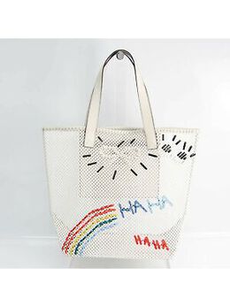 ANYA HINDMARCH: Белая сумка