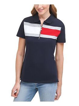 TOMMY HILFIGER: Тёмный топ