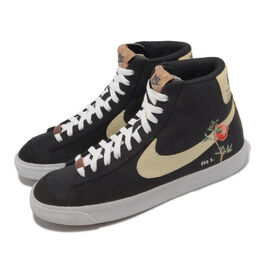 Nike: Чёрные кроссовки Blazer Mid 77