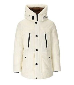 WOOLRICH: Белый пуховик Arctic