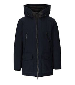 WOOLRICH: Синий пуховик