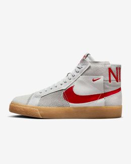 Nike: Красные кроссовки SB Zoom Blazer Mid