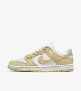 Nike: Белые кроссовки Dunk Low Retro