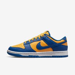 Nike: Голубые кроссовки Dunk Low Retro