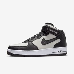 Nike: Чёрные кроссовки Air Force 1