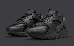 Nike: Чёрные кроссовки Air Huarache Run