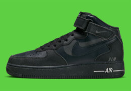 Nike: Чёрные кроссовки Air Force 1 High