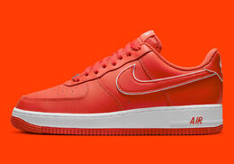 Nike: Красные кроссовки Air Force 1 Low