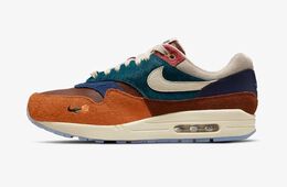 Nike: Оранжевые кроссовки Air Max 1 SP