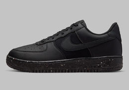 Nike: Чёрные кроссовки Air Force 1 Low