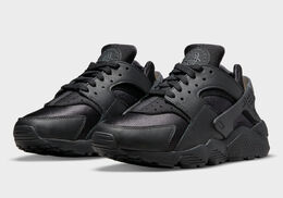 Nike: Чёрные кроссовки Air Huarache Run