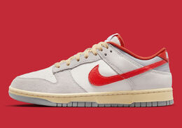 Nike: Красные кроссовки Dunk Low