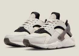 Nike: Коричневые кроссовки Air Huarache