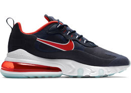 Nike: Синие кроссовки Air Max 270 React