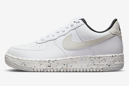 Nike: Белые кроссовки Air Force 1 Low