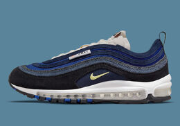 Nike: Чёрные кроссовки Air Max 97 SE