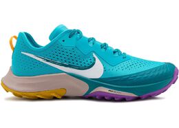 Nike: Голубые кроссовки Air Zoom Terra Kiger 7