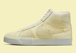 Nike: Жёлтые кроссовки SB Zoom Blazer Mid