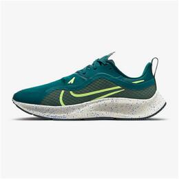 Nike: Зелёные кроссовки Air Zoom Pegasus 37