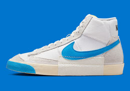 Nike: Белые кроссовки Blazer Mid 77