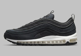 Nike: Чёрные кроссовки Air Max 97 SE