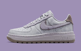 Nike: Фиолетовые кроссовки Air Force 1