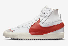 Nike: Белые кроссовки Blazer Mid 77