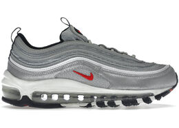 Nike: Серебристые кроссовки Air Max 97