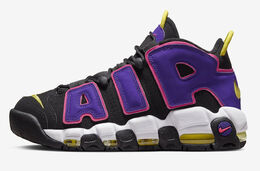 Nike: Чёрные кроссовки Air More Uptempo 96