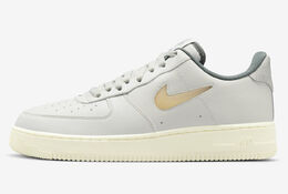 Nike: Светлые кроссовки Air Force 1 Low