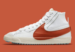 Nike: Белые кроссовки Blazer Mid 77