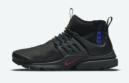 Nike: Чёрные кроссовки Air Presto Mid Utility