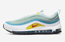 Nike: Белые кроссовки Air Max 97