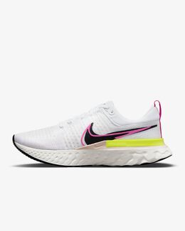 Nike: Белые кроссовки React Infinity Run Flyknit