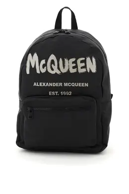 ALEXANDER MCQUEEN: Чёрный рюкзак Metropolitan