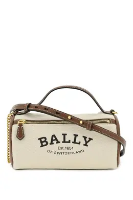 Bally: Бежевая сумка через плечо 