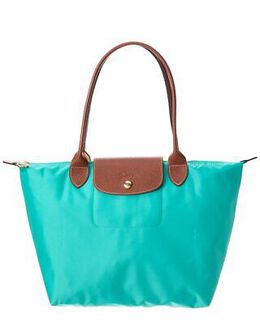 Longchamp: Синяя сумка Le Pliage Original