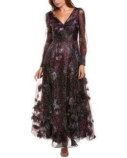 Marchesa Notte: Кружевное платье