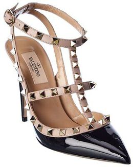 Valentino: Чёрные туфли Rockstud