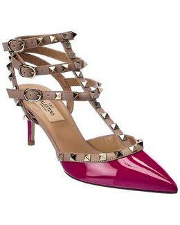 Valentino: Розовые туфли Rockstud