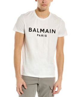 Balmain: Белая футболка